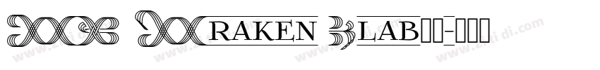 FR Kraken Slab字体字体转换